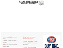 Tablet Screenshot of polarbearclassic.com